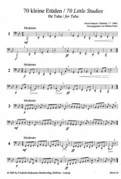 70 kleine Etüden von Pierre François Clodomir 