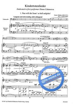 Kindertotenlieder von Gustav Mahler 