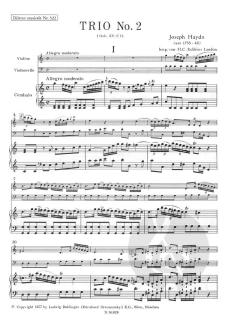 Klaviertrio Nr. 2 C-Dur Hob. XV:C1 (Joseph Haydn) 