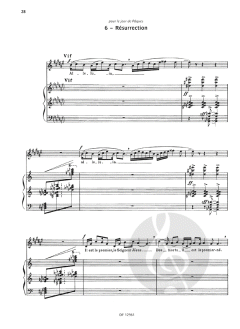 Werke für Sopran und Klavier von Olivier Messiaen 