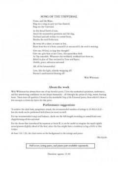 Song Of The Universal (Ola Gjeilo) 