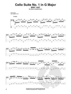 Bach Cello Suites for Electric Bass (J.S. Bach) 