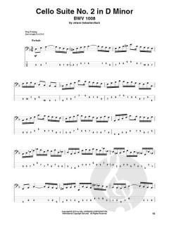 Bach Cello Suites for Electric Bass (J.S. Bach) 