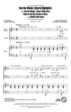 Into The Woods (Choral Highlights) (Stephen Sondheim) 
