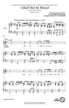 I Shall Not Be Moved (Download) 