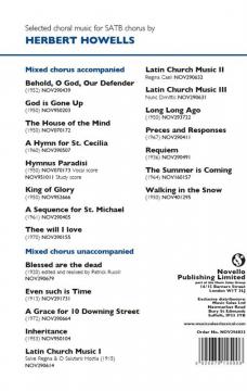 Magnificat & Nunc Dimittis von Herbert Howells 