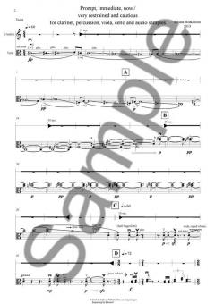 Prompt, Immediate, Now / Very Restrained And Cautious (Juliana Hodkinson) 