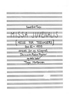 Tarp Missa Juvenalis Chor (Svend Erik Tarp) 