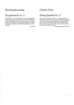 Strygekvartet Nr. 2 von Rued Langgaard 