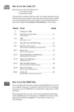 PlayTime Piano Popular CD (Level 1) von Randall Faber 