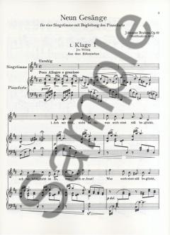 Complete Songs For Solo Voice And Piano - Series III von Johannes Brahms 