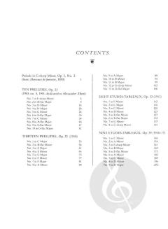 Complete Preludes And Etudes-Tableaux von Sergei Rachmaninow 