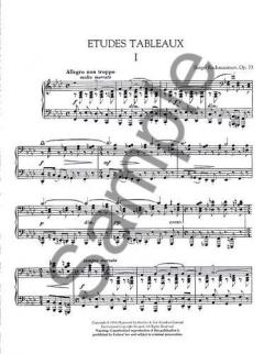 Etudes Tableaux Op.33 and Nine Etudes Tableaux Op.39 