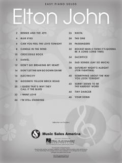 Easy Piano Solos: Elton John 