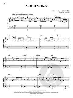 Easy Piano Solos: Elton John 