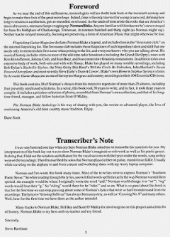 The Norman Blake Anthology von Norman Blake 