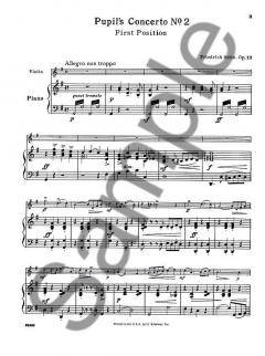 Pupil's Violin Concerto No. 2 In G Op. 13 von Friedrich Seitz im Alle Noten Shop kaufen