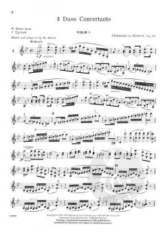 3 Duos Concertants op. 57 von Charles-Auguste de Beriot 