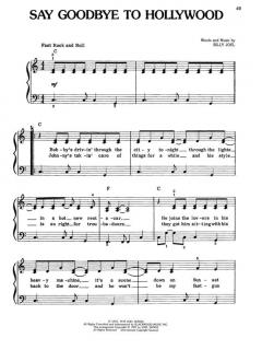 Easy Piano Collection von Billy Joel 