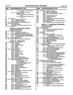 The Sound Reinforcement Handbook (Douglas Jones) 
