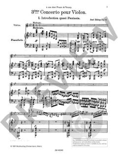 3. Concerto g-Moll op. 99 von Jenö Hubay für Violine und Klavier im Alle Noten Shop kaufen