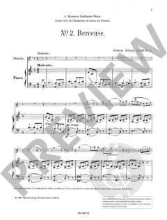 Berceuse op. 30/2 von Ernesto Köhler für Violine und Klavier im Alle Noten Shop kaufen