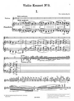 Konzert Nr. 3 c-Moll op. 14 für Violine und Klavier im Alle Noten Shop kaufen