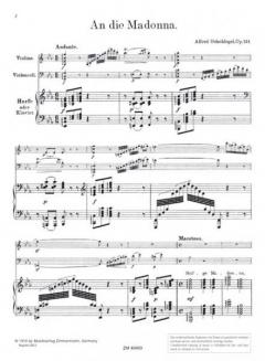 An die Madonna op. 144 von Alfred Oelschlegel 