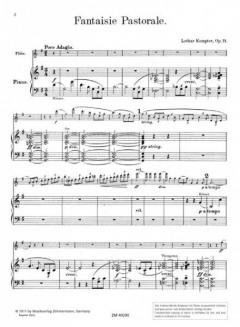 Fantaisie Pastorale op. 71 von Lothar Kempter für Flöte und Klavier im Alle Noten Shop kaufen