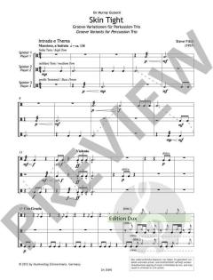 Skin Tight von Steve Fitch für Percussion-Trio im Alle Noten Shop kaufen
