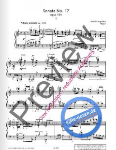 Sonata No. 17 op. 134 von Nikolai Kapustin 
