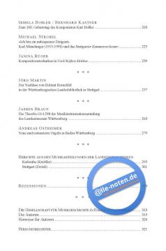 Musik in Baden-Württemberg, Jahrbuch 2011 (Ann-Katrin Zimmermann) 