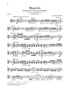 Minstrels (aus 'Preludes I') von Claude Debussy für Violine und Klavier im Alle Noten Shop kaufen