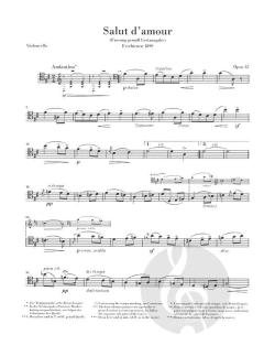 Salut d'amour op. 12 von Edward Elgar für Violoncello und Klavier im Alle Noten Shop kaufen