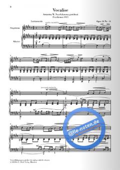 Vocalise op. 34 Nr. 14 von Sergei Rachmaninow 