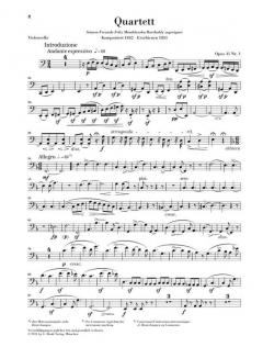 Streichquartette op. 41 von Robert Schumann im Alle Noten Shop kaufen (Stimmensatz) - HN873