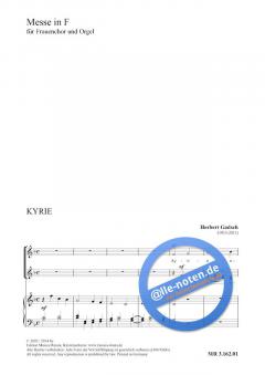 Messe in F (Herbert Gadsch) 