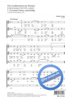 O Lamm Gottes unschuldig (Lothar Graap) 