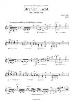 Strahlen. Licht. von Alois Bröder 