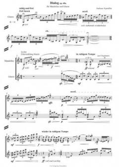Dialog op. 60a von Andreas Aigmüller für Mandoline und Gitarre im Alle Noten Shop kaufen