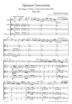 Quatuor concertant C-Dur op. 40,3 (François-René Gebauer) 