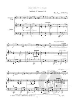 Romanze G-Dur von Max Reger 