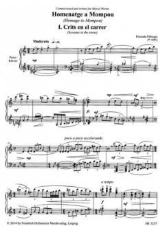 Homenatge a Mompou von Elisenda Fábregas 