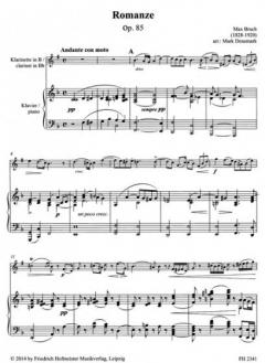 Romanze op. 85 von Max Bruch 
