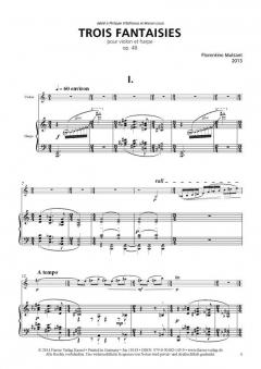 Trois Fantaisies (Florentine Mulsant) 