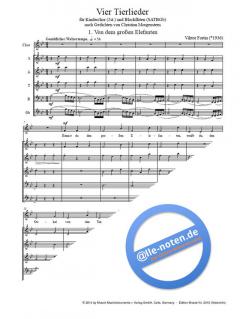 Vier Tierlieder (Viktor Fortin) 