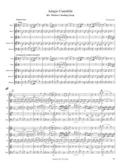 Adagio cantabile von Edward Elgar für Holzbläser Quintett im Alle Noten Shop kaufen