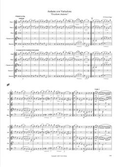 Andante con Variazione 'Evesham Andante' von Edward Elgar für Holzbläser Quintett im Alle Noten Shop kaufen