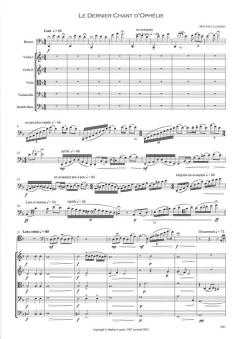 Le Dernier Chant d'Ophelie (Mathieu Lussier) 