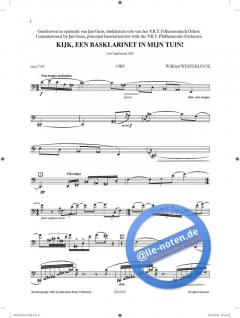 Look, a Bass Clarinet in my Garden von Wilfried Westerlinck 